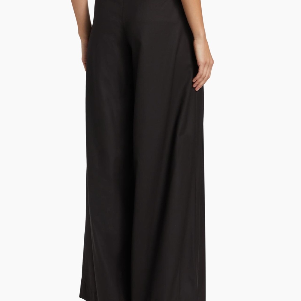 TWP New Didi Twill Wide-Leg Pants in Chocolate, size 6 - Picture 5 of 7